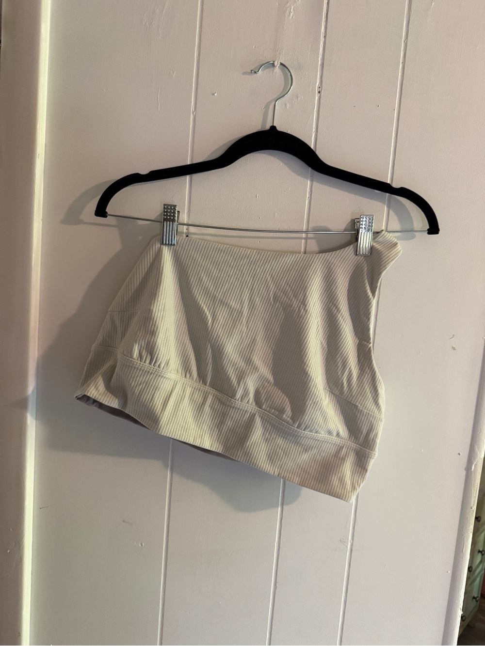 lululemon athletica align asymmetrical ribbed shine bra